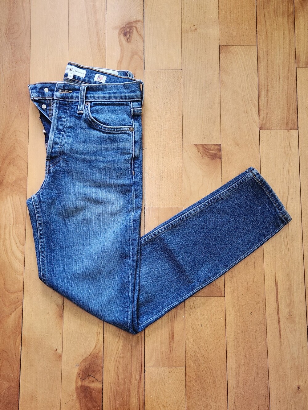 Re/Done Originals High Rise Ankle Crop Jean - 25